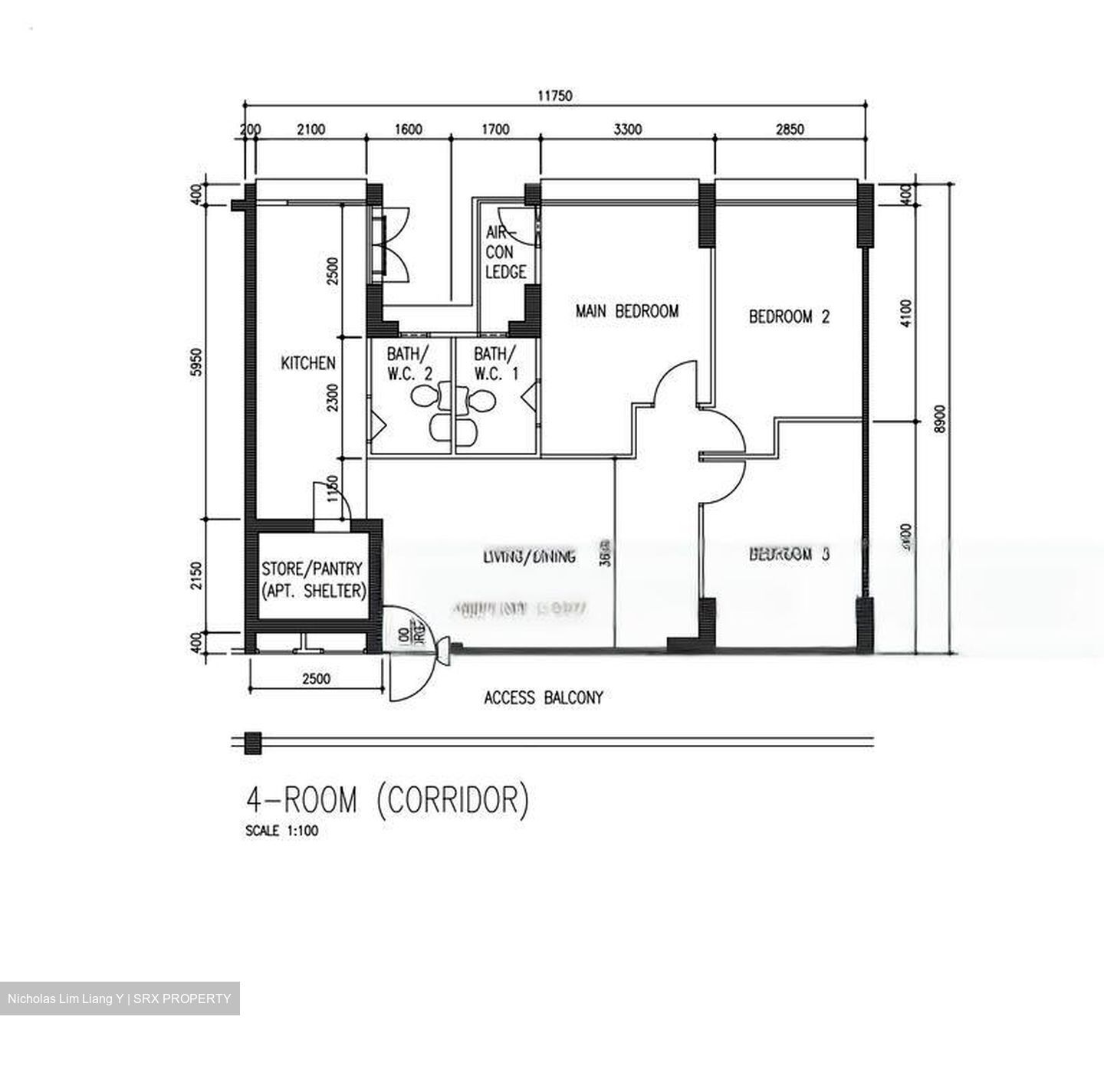 Blk 143 Lorong 2 Toa Payoh (Toa Payoh), HDB 4 Rooms #461855101